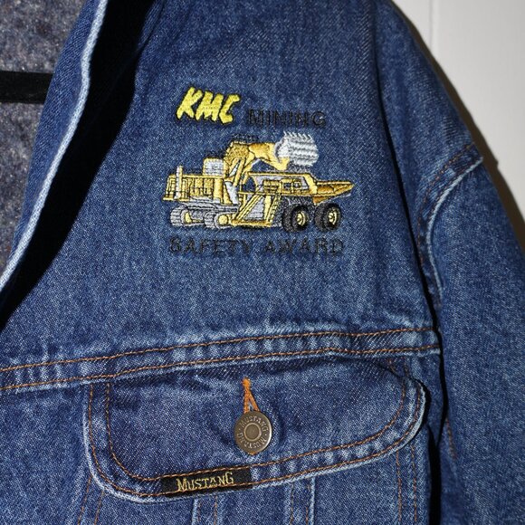 Stormrider Mustang Denim Jacket Men’s Size XL - Picture 3 of 6